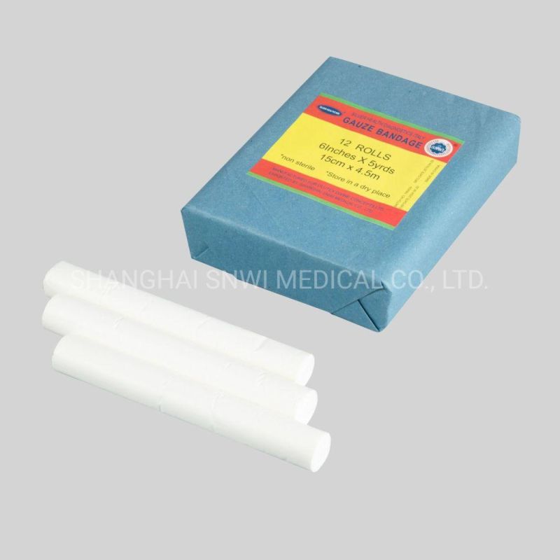 Disposable Factory Surgical High Quality Soft Gauze Roll Bandage