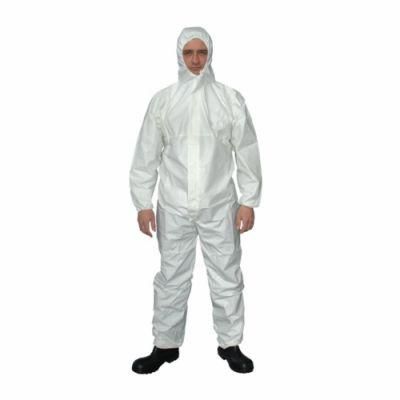 Wholesale Type 4/5/6 Waterproof SMS Surgical Disposable White Manufacture Tyvek Protective Overall with CE Certificate