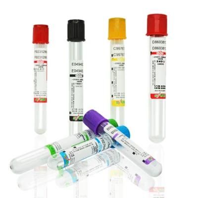 PP/PE or Glass with No Additive Plain Tube Vacuum Blood Collection Tube