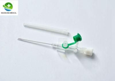 Disposable IV Cannula with Wing and Injection Port I. V. Cannula Catheter Manufacturer with CE FDA ISO 510K