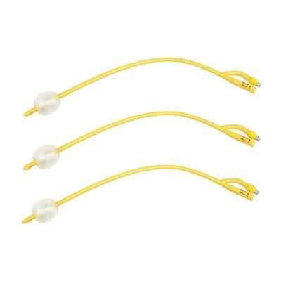 Disposable Latex Foley Catheter with Hard Valve Two Way Urinary Catheter 6 8 10 12 14 16 18 20 22
