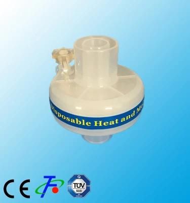 Universal Inline Eco Hme (Heat Moisture Exchange) Humidifier Filter with CO2 Port for CPAP
