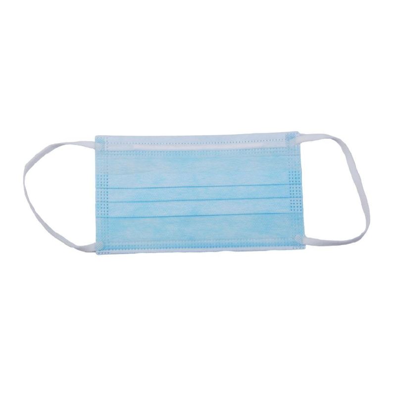 White List Product Disposable 3 Ply Medical Face Mask with Round Elastic Ear-Loop