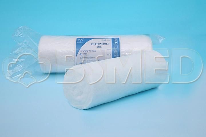 Medical Supply Products High Absorbency Cotton Roll with Ce ISO FDA Certificates