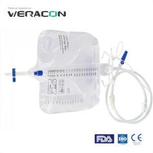 Low Price Medical Disposable Portable Urine Meter Drainage Bag FDA, Ce, I So