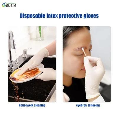 Disposable Medical Examination Latex Gloves Rubber Gloves