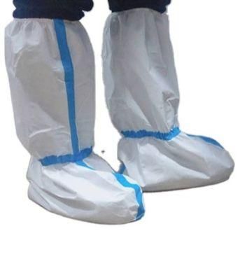 Factory Made Disposable Protective PP+PE Film Waterproof Boot Cover Overboots Shoe Cover