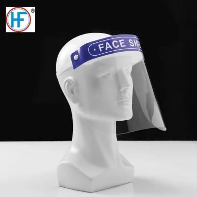 Chinese Manufacturer Anti Virus/Fog/Splash Pet Plastic Face Mask Full Clear Safety Disposable Protective Visor Face Shield