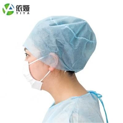 Disposable Nonwoven Bouffant Doctor Cap Elastic Cheap Caps