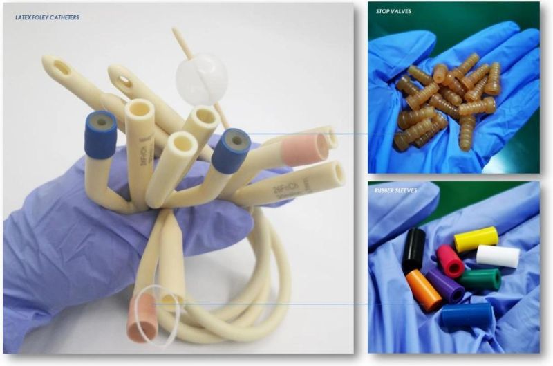 Stop Valve for Latex Foley Catheter