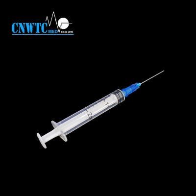 Medical Disposables Syringe Hospital Sterile Syringe with Needle Luer Slip