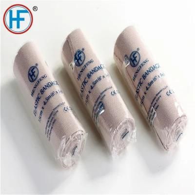 Mdr CE Approved Manufacturer Direct Sale Polyester Rubber High Elastic Compressed Bandage