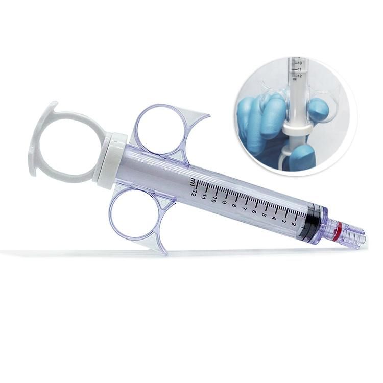 China Factory Medical Contrast Agent Injector Ring Handle Syringe Injector