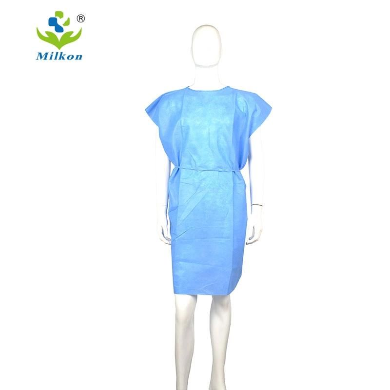 Disposable Hospital Non Sterile Patient Gown with CE&ISO