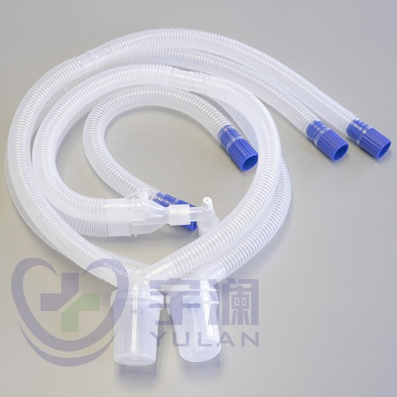 Medical Disposable Sterile Corrugated Ventilator Breathing Circuit for Adult