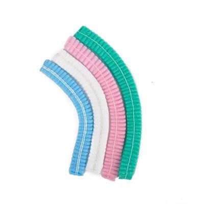 Single Elastic Blue Color Non Sterile Non Woven Cap