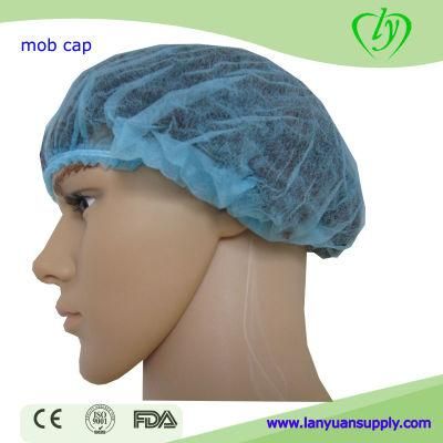 Mob Clip Pleated Mushroom Cap for Hospital Lab