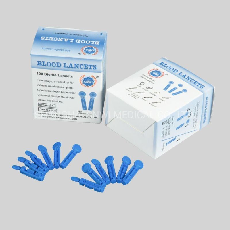 Medical Supply Disposable Sterile Blood Lancet Safety Lancets