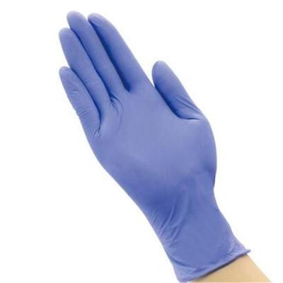 Colored Bulk Purple Nitrile Medical Gloves