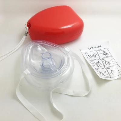 Breathing CPR Pocket Mask for Adult and Child Breath Barrier with Glove