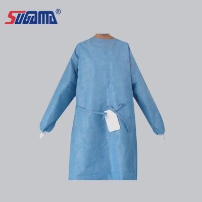 Cheapest Non Woven Surgical Gown AAMI Level 3 Sterile Disposable Isolation Gown