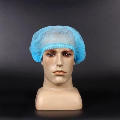 PP Disposable Non-Woven Bouffant Cap with Different Colors and Sizes