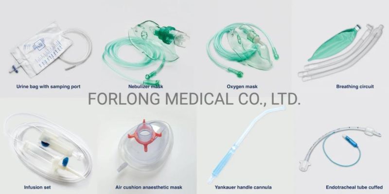 Silicone Foley Catheter with Fr8 Fr 10 Fr 18 24 Adult Sizes