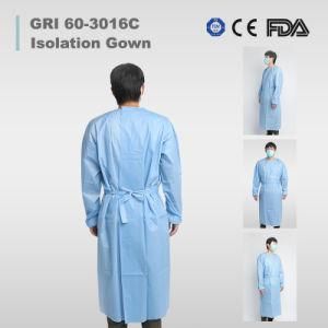 Workwear Overall Stitched Seams Ultrasonic Sealing Seams Wholesale Disposable Isolation Gown