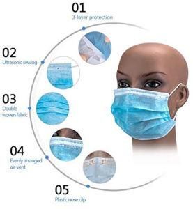 3 Ply Disposable Medical Mask China Antibacterial Mask
