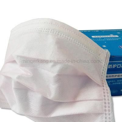 Non-Woven Fabric 3-Ply Nonwoven Surgeon Face Mask with Earloop