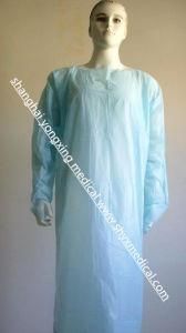 Disposable Nonwoven/SMS/PP+PE/Medical//Hospital Surgeon/Polyethylene/PE/CPE/PP Surgical Gown/Disposable Isolation Gown/ Disposable Patient Gown