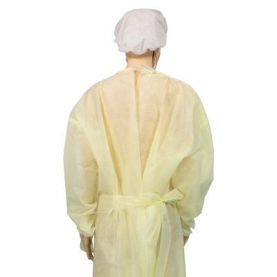 Hospital Patient Cheap Disposable Medical SMS Non Woven Surgical Gown