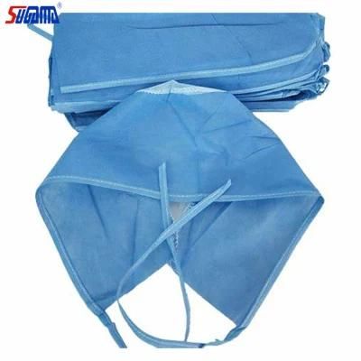 Disposable Non Woven Surgical Doctors Cap with Ties Made in China