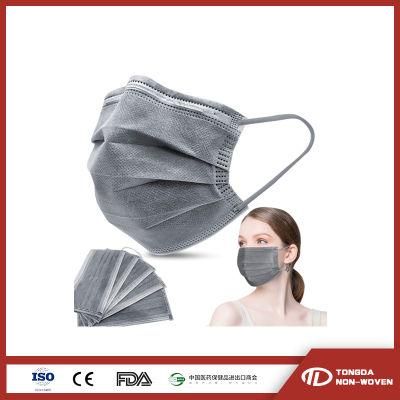 Medical Protective Disposable 4 Ply Mask Nonwoven Fabric Activated Carbon Anti Dust Face Mask Anti Protect Mask