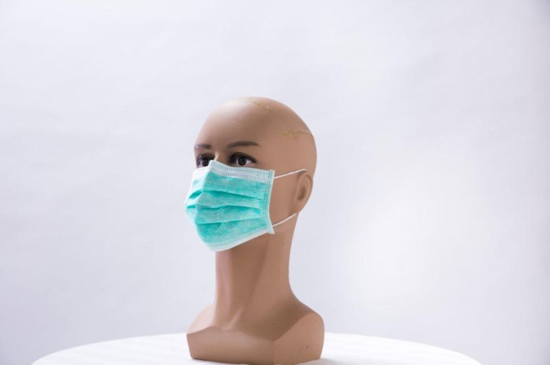 Customized 3 Ply Face Mask Filter Paper Disposable PP Nonwoven Face Mask Anti Bacteria Face Mask