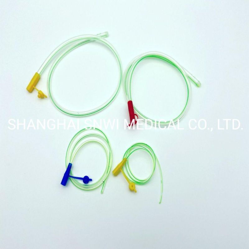 CE ISO Certification Disposable Medical Silicone Nasogastric Feeding Tube Stomach Tube Nelaton Catheter