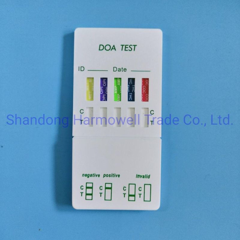 Urine Saliva Use Support OEM Medical Diagnostic Multi Doa Co Caine Test Kit Drug