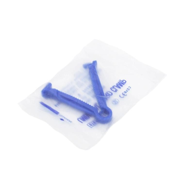 Hot Sale Disposable Sterilized Umbilical Cord Clamp with CE/ISO