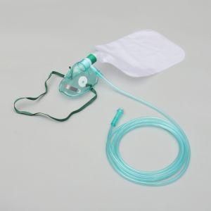 Disposable Medical Non Rebreather Oxygen Mask with Reservoir Bag