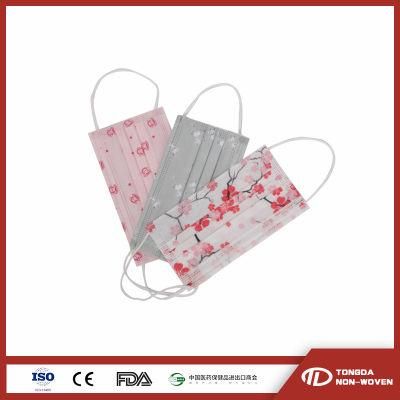 Supply Designer 3 Ply Non Woven En14683 Disposable Medical Surgical Full Face Respiratory Mask