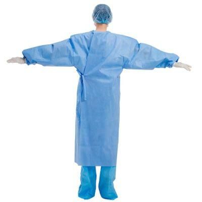 Medical Disposable AAMI Level 3 Fabric Reinforced Surgical Gown