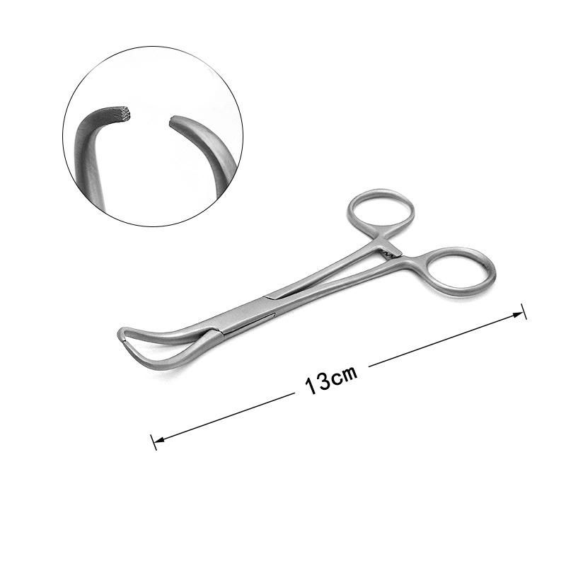 Stainless Steel Medical Surgical Cloth Flat Head Surgical Making Pliers Towel Clamp