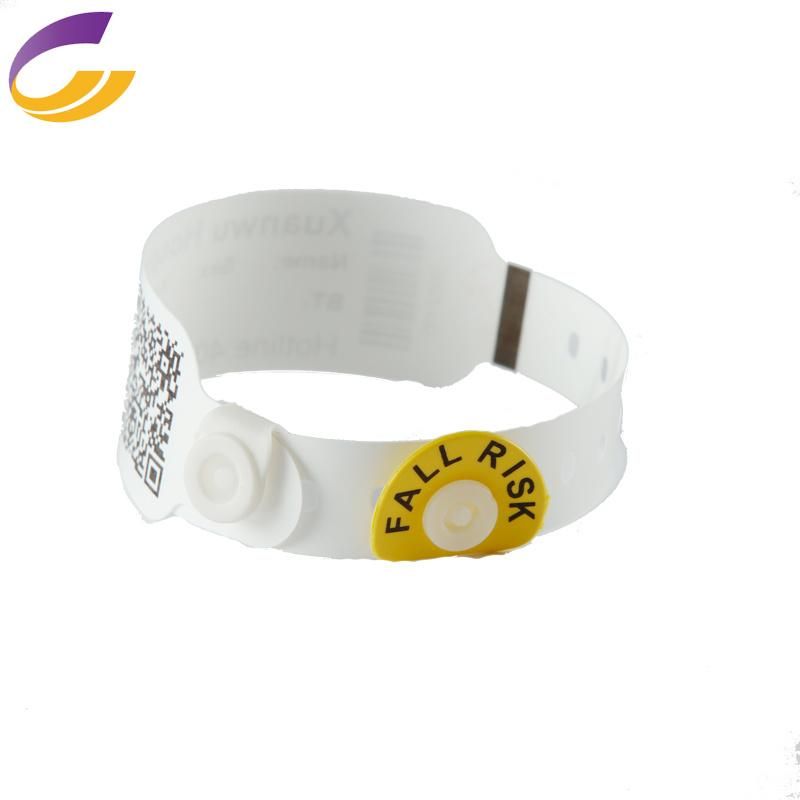 One Time Use Printable Thermal Barcode Hospital ID Band for Patients