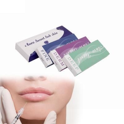 High Quality Cross Linked Lips Enlargement Buttock Breast Injection Hyaluronic Acid Dermal Filler