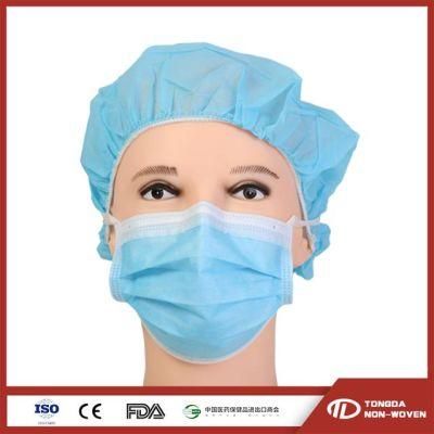 Protective Equipment for Hospital Disposable Tie-on Style 3 Layer Non-Woven Surgical Face Mask