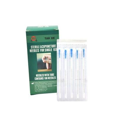Painless China Manufacturer Disposable Silver Handle Wholesale Best Quality Acupuncture Dry Needle for Beginners