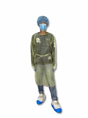 Veterinary Non Sterile Cheap Sanitary Protective Isolation PPE Disposable Gown