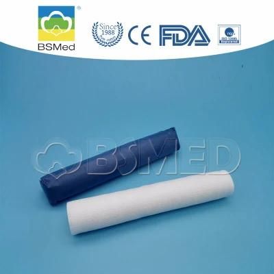 Medical Equipment 2ply Medical Absorbent Gauze Cotton Woll Roll Approved by Ce ISO