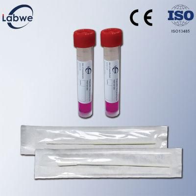 Disposable Virus Sampling Tube with Swab 10ml Tube with 3ml Storage Solution and Transportation