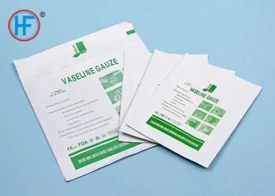 Mdr CE Approved Gamma Sterile Vaseline Gauze for Radiation Injuries and Leg Ulcers